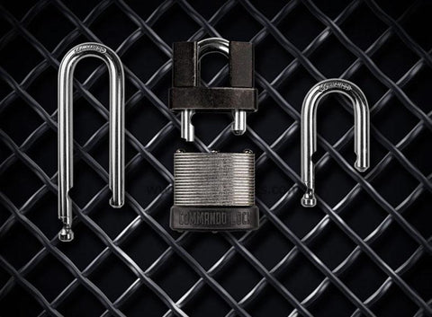 Commando Lock - Military-Grade Padlock System - Best Padlock. Keyed Alike or Master lock Keyed