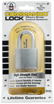 Commando Lock | Heavy Duty Padlock | Military-Grade Weatherproof Commando Lock 