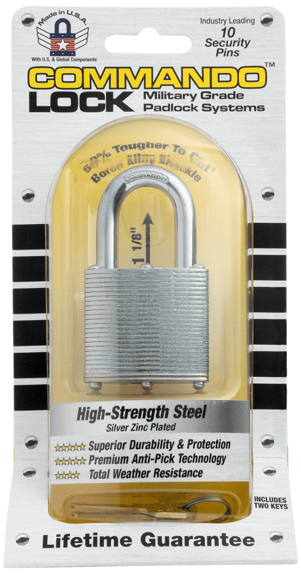 Commando Lock | Heavy Duty Padlock | Military-Grade Weatherproof Commando Lock 