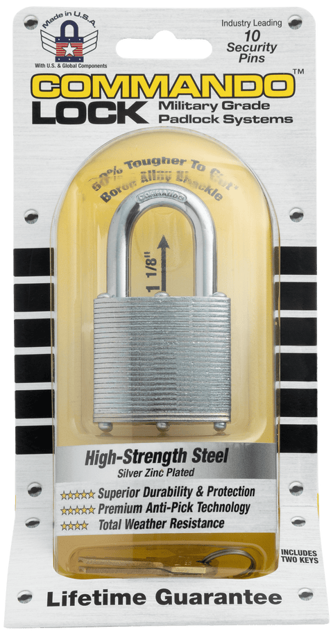 Commando Lock_Steel Heavy Duty Anti-Pick Padlock