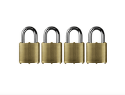 Commando Lock | Marine Series: Premium Brass Padlock | Military-Grade Commando Lock 4 Pack (Keyed Alike) 