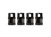 Commando Lock | Total Guard Cut Proof | iCHANGE Shrouded Padlock Commando Lock 4 PACK KEYED ALIKE 