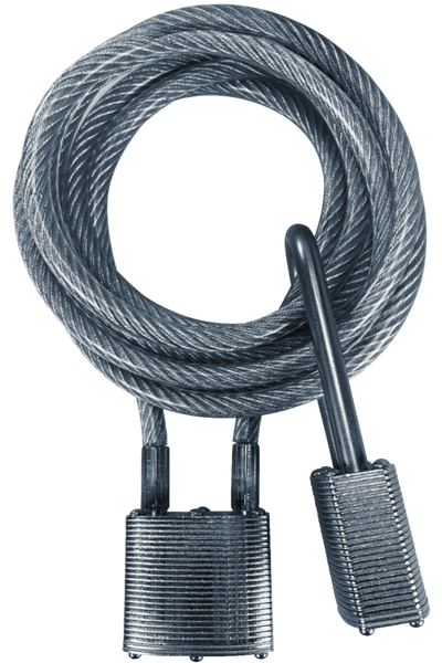 Commando | Cooler Cable Padlock | 2 Steel PadLocks (KA) | Military-Grade